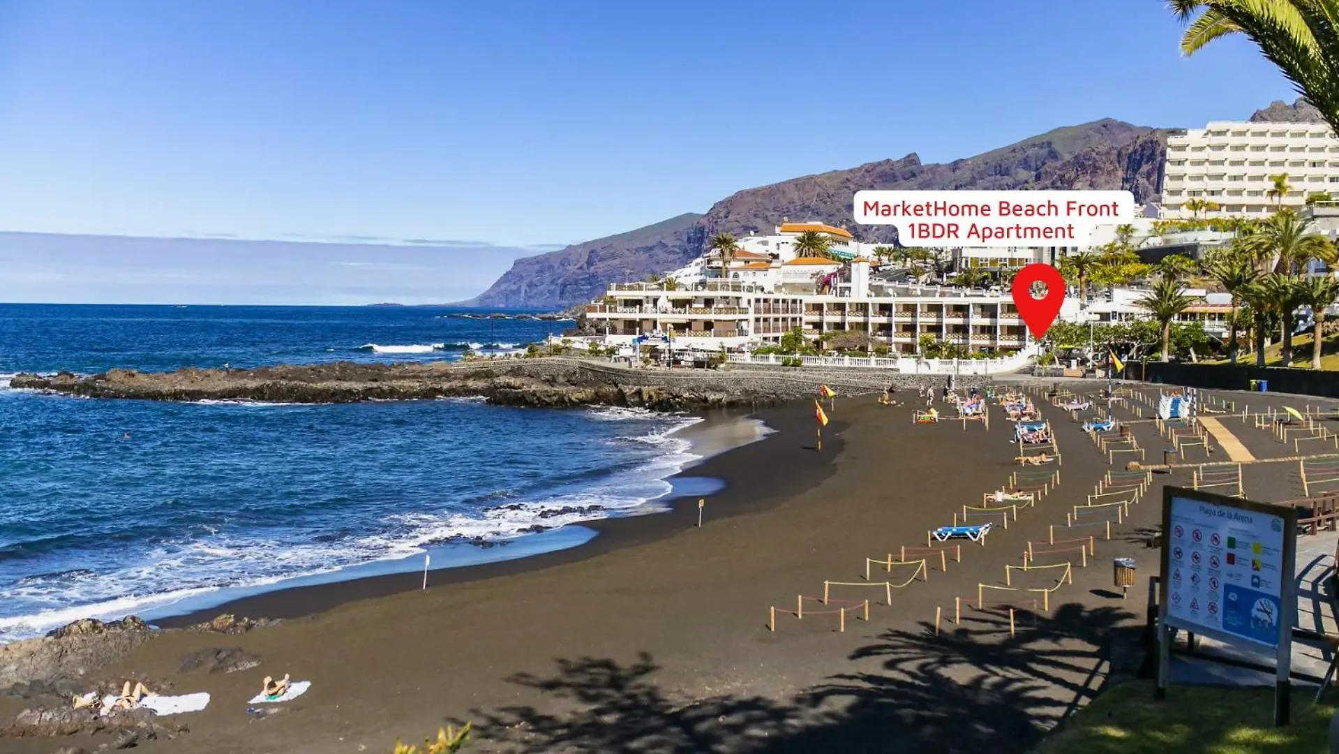 Markethome Neptuno Beach Front 1Bdr Apartment Puerto de Santiago